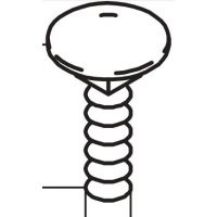 Fixing screw M6x20mm SS AISI316