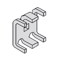 Coupling bracket for S44 SS AISI316